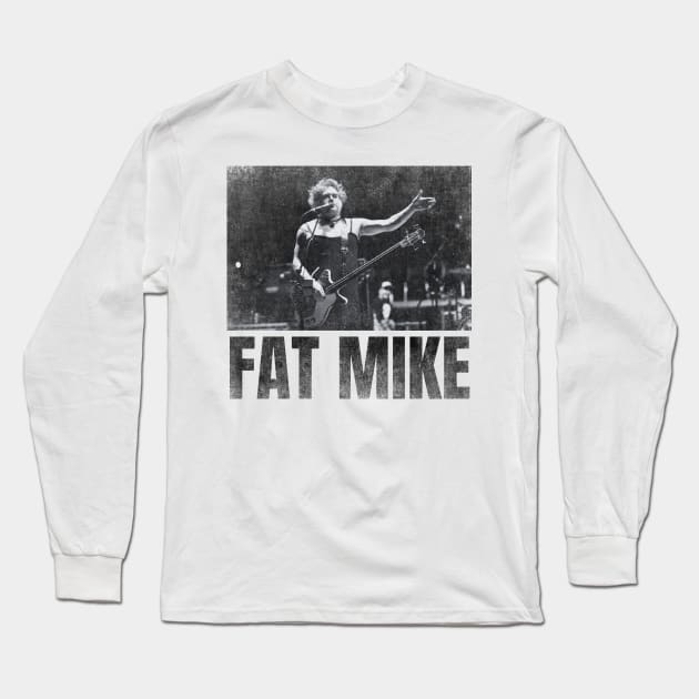 FAT MIKE simple urban black n white Long Sleeve T-Shirt by sagitaerniart